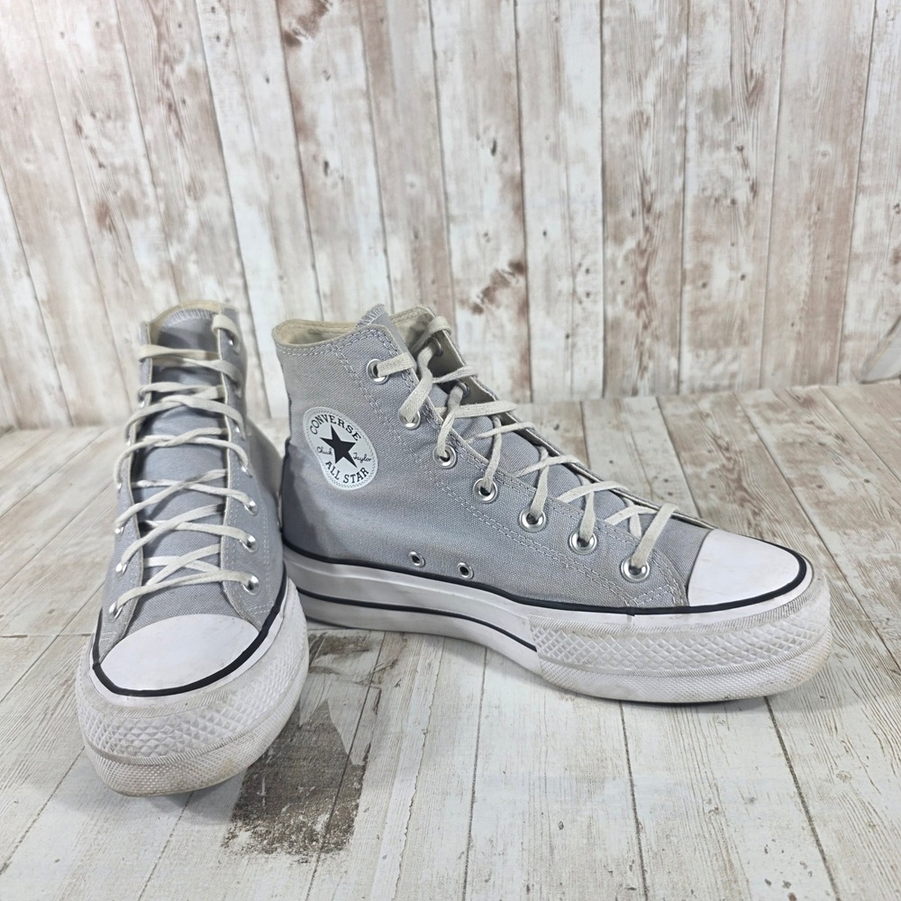 Converse Chuck Taylor All Star Lift Platform High Top Gray Womens 8 570434C - Picture 8 of 8